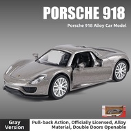 Licensed Alloy Porsche 918 Model Car