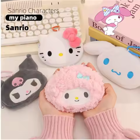 Japanese Sanrio cute coin wallet storage Hello Kitty my piano cinnamoroll card holder mini kuromi ke