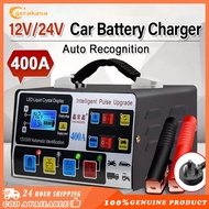 400a car battery charger  12v/24v Car Lorry Battery Charger Pulse Repair  Dual Intelligent Motorcycl