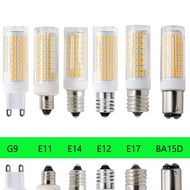 Brightness 102 LEDs G4 G9 BA15D E11 E12 E14 E17 LED Lights Corn Bulbs 9W Replace 80W Halogen Lamps A