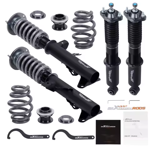 Maxpeedingrods COT7 24 Ways Damper Coilover For BMW 3 316i 318i 318tds 320i 323i Racing Coil Spring 