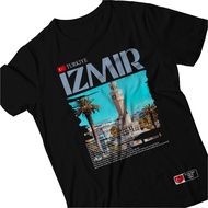 Turkey Izmir Premium Quality Souvenir T-shirts, IZMIR Turkiye City Clothes, Men's Holiday Souvenirs,
