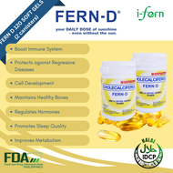 IFERN Fern D Vitamin D 120 Softgels Cholecalciferol [ 2 BOTTLES ] - CatrionasCollection