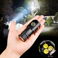 Ultra Bright 3LED Rechargeable Flashlight - 18350 Battery Waterproof Camping Outdoor Work Light