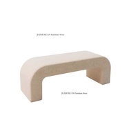 Shoe Bench Lambswool Long Bench Sofa Stool