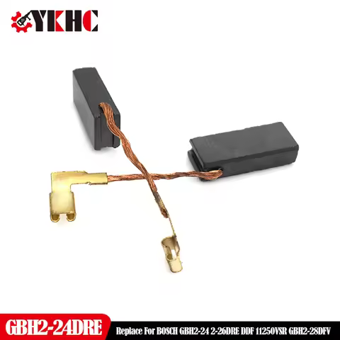 Carbon Brush Set Replace For Bosch GBH 2-24 2-26 DRE DDF 11250VSR GBH 2-28 DFV GBH2-24DRE Rotary Ham