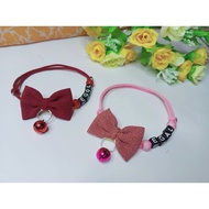 Name cat necklace Ribbon cat necklace Cat necklace Fox necklace Rabbit necklace Pet necklace Cat nec