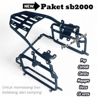 Cb150x, cb150r, Verza, Megapro Box Bracket Complete Rear & Side