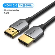 Vention สาย hdmi 2.0 ต่อทีวีสาย HDMI Cable สายhdtv Slim HDMI to HDMI 2.0 HDR 4K 60Hz for Splitter Ex