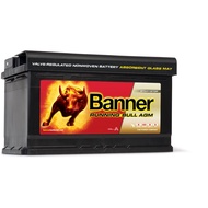 BANNER RUNNING BULL AGM DIN80L( 580 01 ) IDLE START-STOP CAR BATTERY