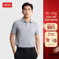 CANIFA men's polo shirt short sleeve regular form 8TP25A006