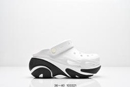 【款多多】卡駱馳 Crocs Bubble Crush Clog 6.9CM 洞洞款 拖款 涼款 泡芙款 透明防水袋