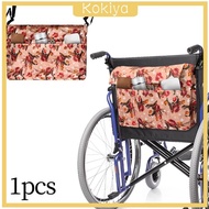 [Kokiya] Pouch Bag Armrest Accessories Armrest Storage Pouch Side Bag for Disabled Most Wheelchairs