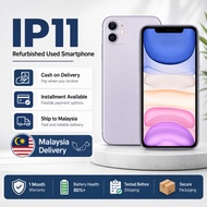 IP11 Refurbished Used Smartphone 64GB 128GB 256GB Second Hand Phone Malaysia Delivery COD Installmen