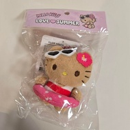 【Direct from Japan】Olive Young Sanrio collaboration stuffed toy keychain tanned Kitty