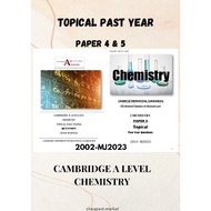 Cambridge A Level A2 Chemistry Self Made Topical Past Paper 4 &amp; 5 PDF 2002-MJ2023