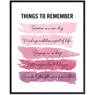 Positive Inspirational Quotes Wall Decor Uplifting Encouragement Gifts For Women, Girls, Teens, Daug