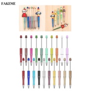 [dolity21] 20Pcs Beaded Pen Bead Pen Ball Pen Ballpoint Pen Multicolor Printable for Classroom Journ