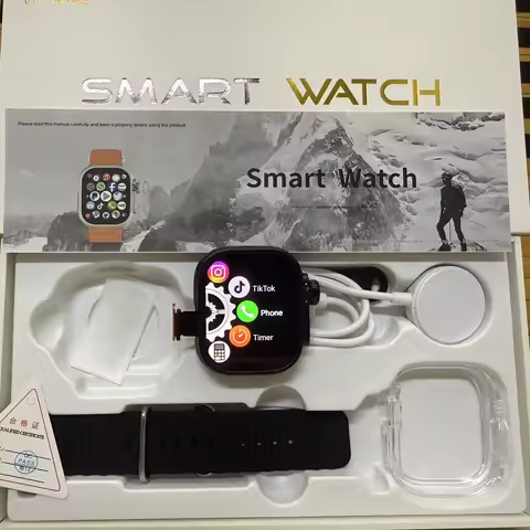 DW100 Pro Plus Global Version Ultra Smartwatch With Touch ID 2.29inch Large Screen Rotary Camera NFC