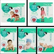 Tesco Fred & Flo Diapers (Tape) Size S M L XL XXL (NEW PACKAGING & NAME CUTE & CARE)