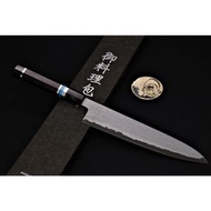 🇯🇵鐵人作🔥煉鐵夾青二鋼 黑仕上霞研 和牛刀 210mm 🔥 日本高級廚刀