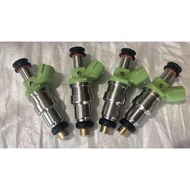 4X 1001-87096 flow matched Green 800cc sard fuel injector for NISSAN Skyline GT-R 200SX MITSUBISHI L