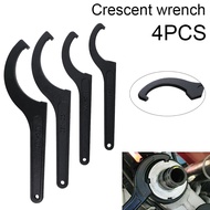 2024 Round Nut Hook Spanner 4pcs Mill Holder Half Moon Wrench 22-26 28-32 34-36 38-42 Chain Hub Adju
