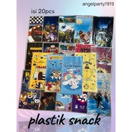 20-piece character children's birthday snack plastic medium-sized birthday gift plastic/ event snack