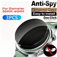 3PCS Smart Watch Anti Scratch Screen Protector For Diameter 33mm 33.5mm 34.5mm 36mm 36.5mm 37mm 37.5