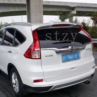New ABS Plastic Unpainted Primer Car Rear Wing Spoiler Tail Fin Cover Decoration Fit For Honda CRV C