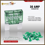 PLUG IN FUSE 30AMP Car Blade Plug In Big Fuse 10Pcs