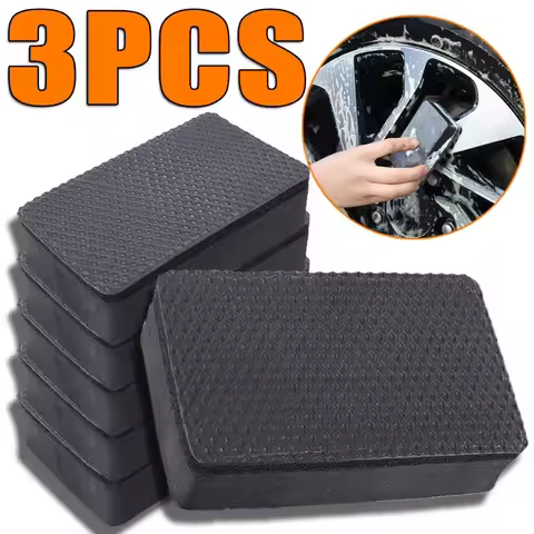 Car Clay Bar Decontamination Pad Sponge Block Cleaner Cleaning Eraser Wax Polish Pad Nano Scrubing S