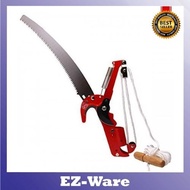 3 PULLEY WHEEL POLE TREE PRUNER TRIMMING TREE SAW TREE CUTTER RAMBUTAN CUTTER