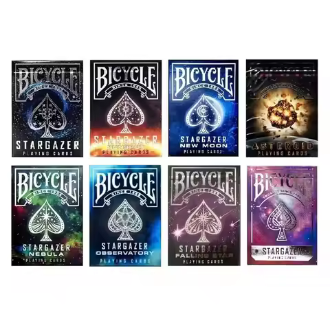 Bicycle Stargazer Playing Cards,Asteroid,Observatory,New Moon,Falling Star Playing Cards Gimmicks Ma