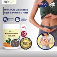 BIOFIZZ Chia Seed 900g with Organic Chia Seed Halal Chia Seed Superfood Chia Seed Biji Chia