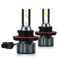 Roadsun 2ชิ้น H7 H1 H11 H9 H8 9006หลอดไฟ Led ไฟหน้ารถ18000LM 180W 6500K H4 H13 Canbus Hi/Lo Beam ไฟต