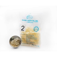 HALAL Empty Hard Gelatin Capsule (Clear/Clear Size 2)