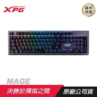 XPG 威剛 MAGE 魔法師 RGB 中文 機械鍵盤 紅軸/防鬼鍵/USB-C/自定義巨集/多媒體控制鍵/ 黑色