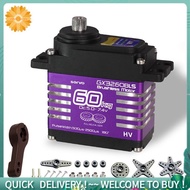 60KG PWM Digital Servo High Torque Steel Gear Servo Brushless Motor IP68 Waterproof with Metal Servo