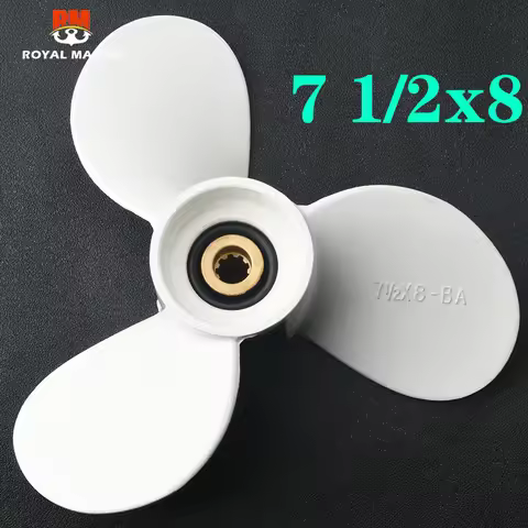 6E0-45941-01-EL Aluminum Alloy propeller 7 1/2 x 8 -BA for Yamaha 4-6hp,propeller for hidea parsun 4