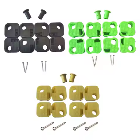 8x Camping Chair Replacement Feet Repair Feet Outdoor Parts for Folding Chair Stool Heavy Duty Repla