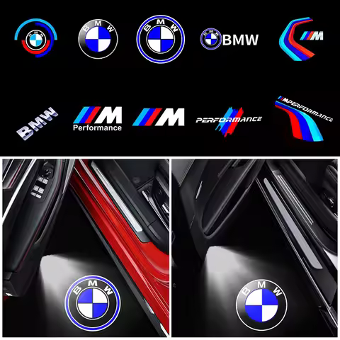 BMW 2/4Pcs Auto Lamp LED Door Projector Light For BMW M logo G30 G31 G38 G11 G12 G20 G28 F10 F48 F49