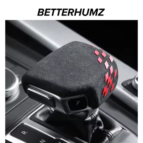 Make of Alcantara Wrap For Audi A4 B9 A5 Q5 FY Q7 4M Q8 Center Console Gear Shift Knob Trim Cover Ca