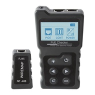 -488 PoE Power Test Network Cable Tracker Voltage Checker over the Ethernet Cat5 Cat6 Online Lan Tes