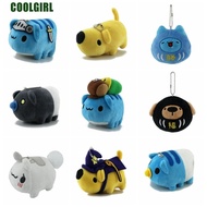 COOLGIRL Bugcat Capoo Keychain, PP Cotton Bag Charm Bugcat Pendant, School Bags Blue Cat Toy Cartoon