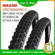1PC MAXXIS M344 CROSSMARK Ⅱ MTB Tires 26*1.95/2.1/2.25 27.5/29*2.25 27.5*2.1 Ultralight Folding Tyre Not Folding Tire resistant 60tpi unique design bicycle tires bike accessories