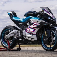 Promotional Preview RS Customized Modified Spring Breeze CF 675SR/450SR/250SR Full Exhaust Pipe FORS