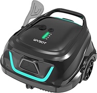 WYBOT A1 Cordless Robotic Pool Cleaner, Automatic Pool Vacuum for Above Ground with 120 Mins, Double