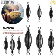 GESH1VX65 10/20pcs Lead Sinker, Hook Connector Weights Fishing Lead fall, 2023 1.5-7.5g weight Split