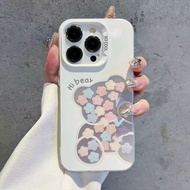 Cute and Happy Star Bear OPPO A97 5G Color Silver Phone Case